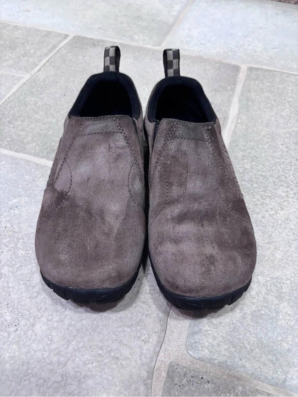 Merrell Jungle Glove Lightweight Suede Slip On Moc Shoes Women's 7.5 Brown